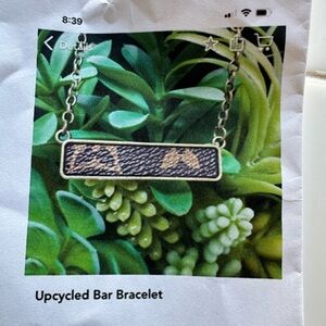 Upcycled Bar bracelet